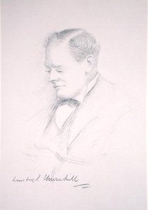 Portrait de Winston Churchill