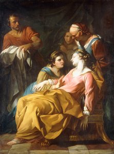 Phèdre recevant la nouvelle de la mort d