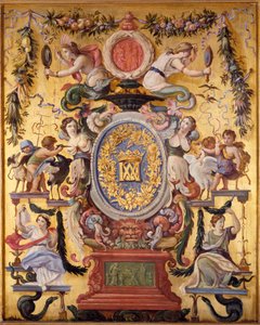 Panneau décoratif du cabinet de la maréchale de Meilleraye au Pavillon de l