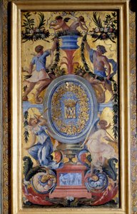 Panneau décoratif du cabinet de la Maréchale de La Meilleraye réalisé par Noël Quillerier (1594-1669) - Noel Quillerier