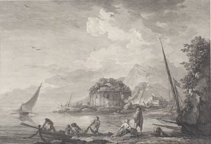 Vue des Ruines du Temple de Vénus sur l