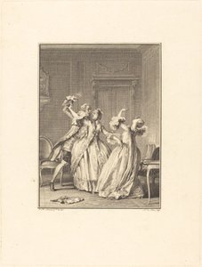Le Soufflet - Noël Le Mire after Jean Michel Moreau