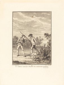 Un violent exercice étouffe les sentiments tendres - Noël Le Mire after Jean Michel Moreau