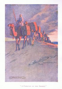 Une caravane dans le désert - Norman Ault