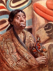 Une femme Haida de l