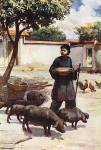Chine : Une cour - Norman Hardy