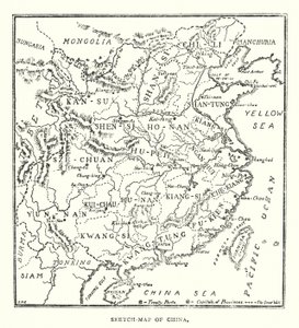 Chine : Carte de la Chine - Norman Hardy
