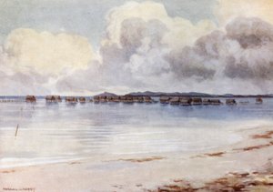 Village marin, Tupusuli, Nouvelle-Guinée britannique - Norman Hardy