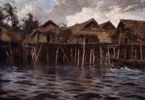 Village de Motu vu de la mer