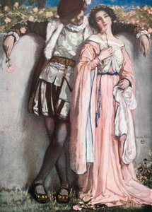 Béatrice et Bénédict. Beaucoup de bruit pour rien - Acte IV, scène 1 (lithographie couleur)