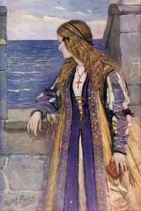 Clare sur les remparts de Tantallon - Norman Mills (after) Price