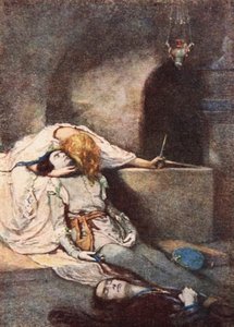 Roméo et Juliette, Acte V Scène 3, illustration de 