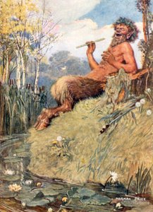 Le Dieu et le roseau (lithographie couleur)