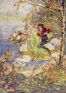 Vrai Thomas et la Reine des Fées - Norman Mills (after) Price