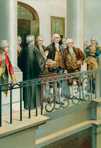 George Washington prêtant serment en tant que Président - North American