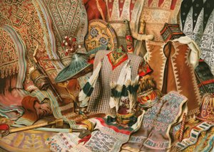 Culture indonésienne : tissus et armes des Malais