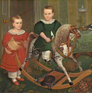 Le Cheval de bois, vers 1840 - North American