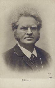 Bjornstjerne Bjornson (1832-1910), écrivain norvégien lauréat du prix Nobel