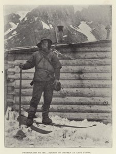 Photographie de M. Jackson de Nansen au Cap Flora - Norwegian Photographer