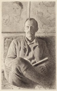 Portrait de Fridtjof Nansen - Norwegian School