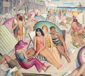 Sur la plage de Rehoboth, Delaware - Norwood MacGilvary