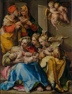 Sainte Famille avec les saintes Anne, Catherine d