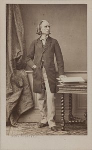 Portrait du compositeur Franz Liszt 1811-1886, vers 1870