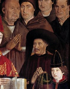 Polyptyque de Saint Vincent : Portrait d