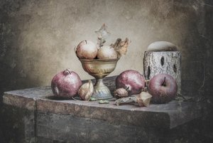 Nature morte rustique d