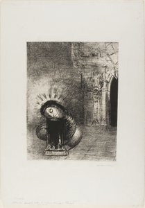 Une longue chrysalide, la couleur du sang, planche 2 de 6 - Odilon Redon