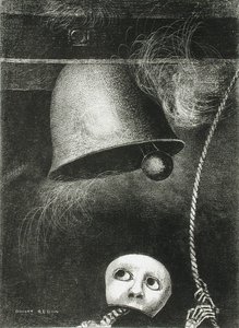 Un masque sonne le glas. Série : Pour Edgar Poe - Odilon Redon
