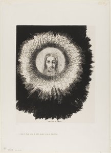 Et dans le disque même du soleil brille le visage de Jésus-Christ, planche 10 de La Tentation de Saint Antoine (1ère série)