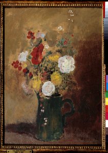 Bouquets de fleurs. Peinture d