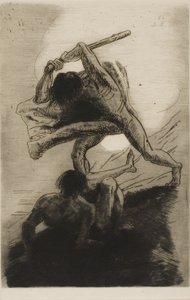 Caïn et Abel - Odilon Redon