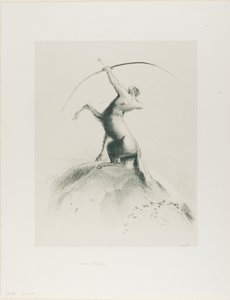 Centaure visant les nuages - Odilon Redon