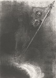 La mort sur un cheval, 1899 - Odilon Redon