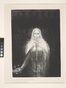 Et il avait dans sa main droite sept étoiles... - Odilon Redon