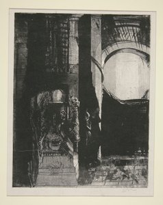 Et partout ce sont des colonnes de basalte - Odilon Redon