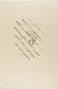 Frontispice/Planche de titre pour la Tentation de Saint Antoine - Odilon Redon