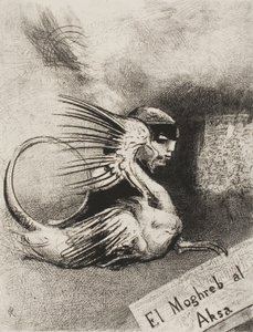 Frontispice pour El Moghreb al Aksa par Edmond Picard - Odilon Redon