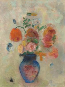 Grande vase avec des fleurs. Vers 1912