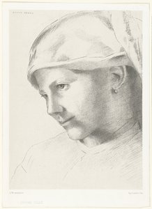 Jeune fille - Odilon Redon