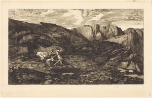 La Peur (Fear) - Odilon Redon