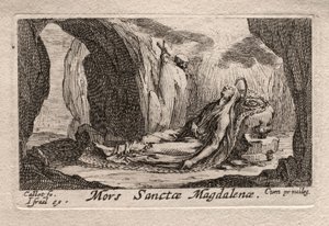 Les Pénitents : Mort de Sainte Madeleine - Odilon Redon