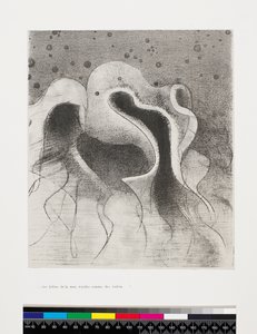 Les bêtes de la mer rondes comme des outres, 1896 - Odilon Redon