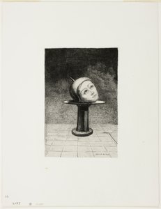 Sur le plat, planche dix de In Dreams - Odilon Redon