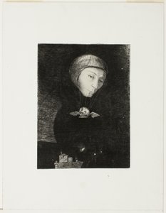 Ascension triste, planche neuf de Dans les rêves - Odilon Redon