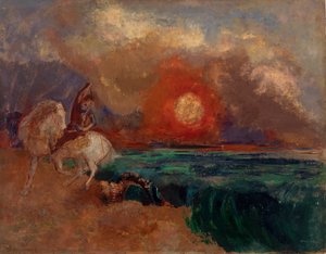 Saint Georges et le dragon - Odilon Redon