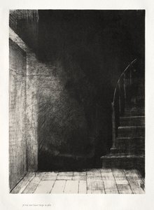 La maison hantée : Nous avons tous les deux vu une grande lumière pâle, 1896 - Odilon Redon