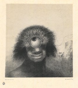 Le polype difforme flottait sur les rivages, une sorte de cyclope souriant et hideux, de la série 